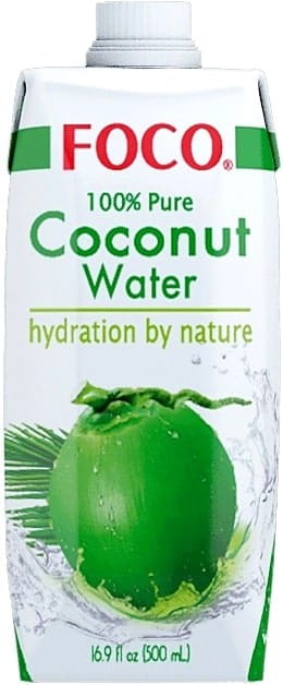 Naturalna Zdrowa Woda Kokosowa z Zielonego Kokosa 100% Nawodnienie 500ml 0,5L FOCO