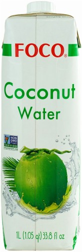 Naturalna Zdrowa Woda Kokosowa z Zielonego Kokosa 100% Nawodnienie 1000ml 1 Litr FOCO