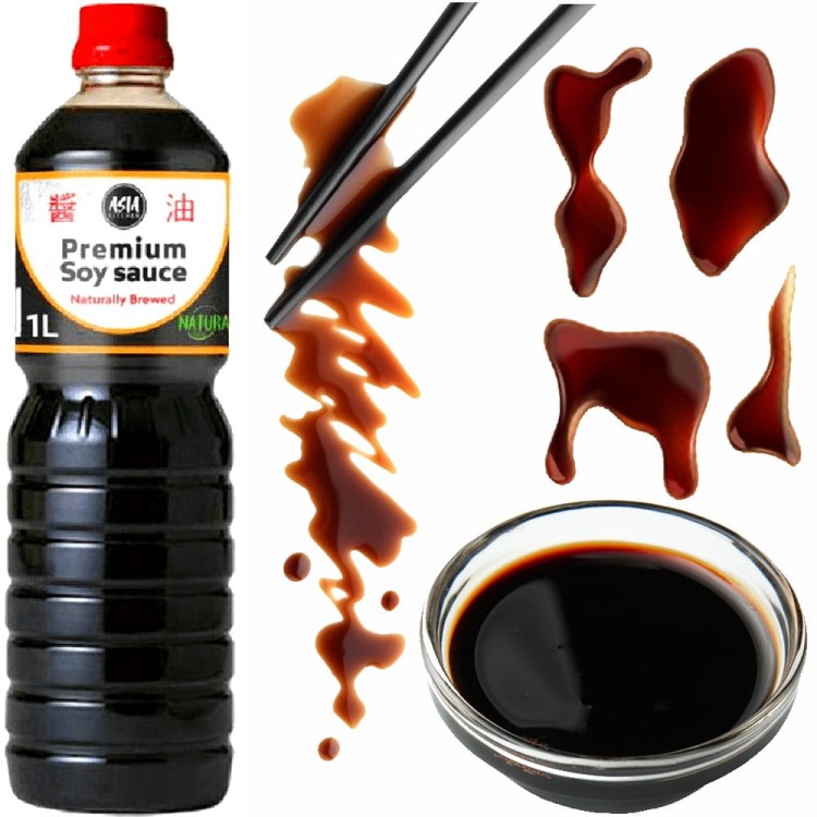Sos Sojowy Premium Naturalny Do Sushi 1000ml ASIA KITCHEN