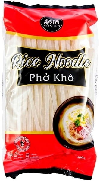 Makaron Ryżowy Wstążki 5mm 400g ASIA KITCHEN