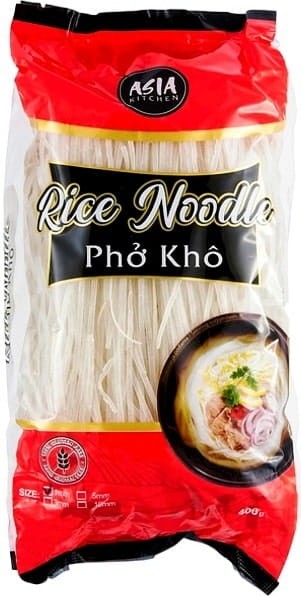 Makaron Ryżowy Wstążki 1mm 400g ASIA KITCHEN