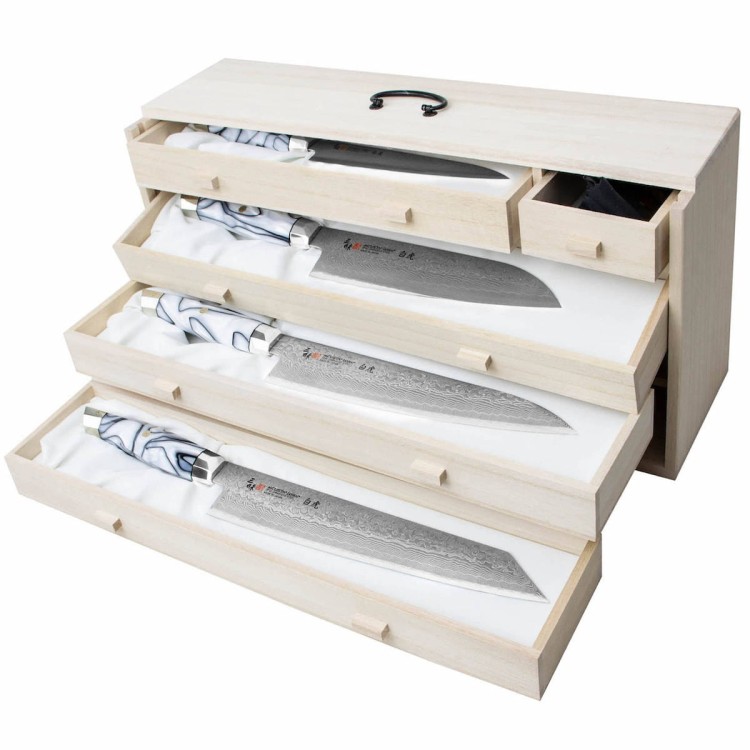 Mcusta Limited "White Tiger" Zestaw 4 Noży