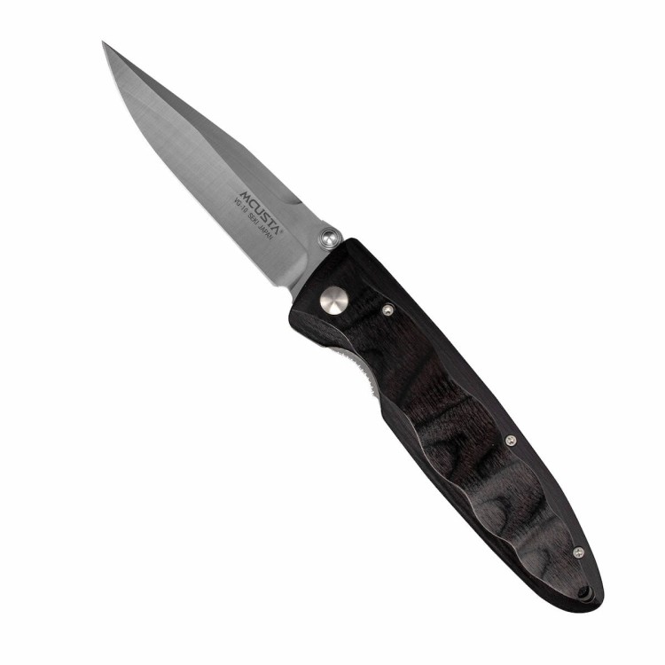Nóż Składany Mcusta Classic Wave Black Pakka VG-10 8cm