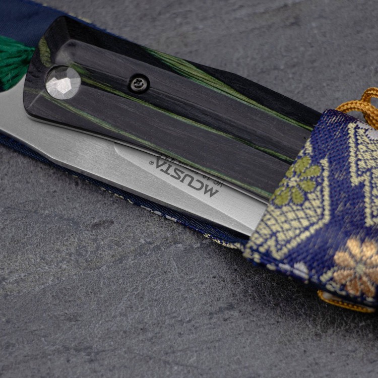 Nóż Składany Mcusta Friction Folder Czarno-Zielony VG-10 7,5cm