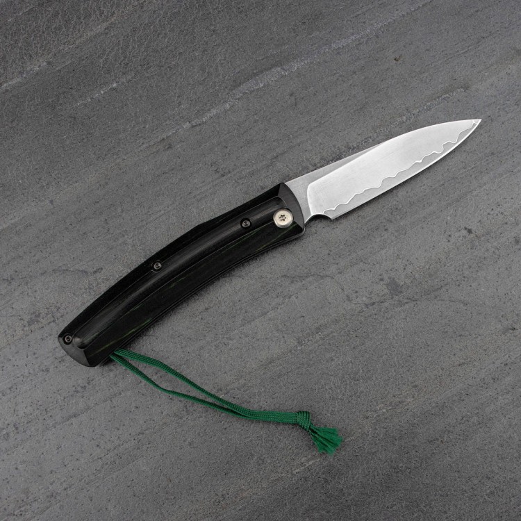 Nóż Składany Mcusta Friction Folder Czarno-Zielony VG-10 7,5cm