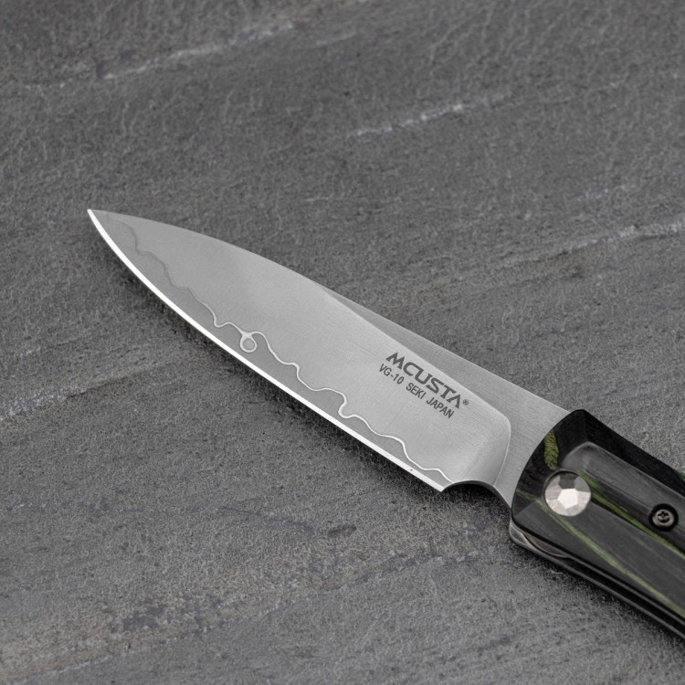Nóż Składany Mcusta Friction Folder Czarno-Zielony VG-10 7,5cm