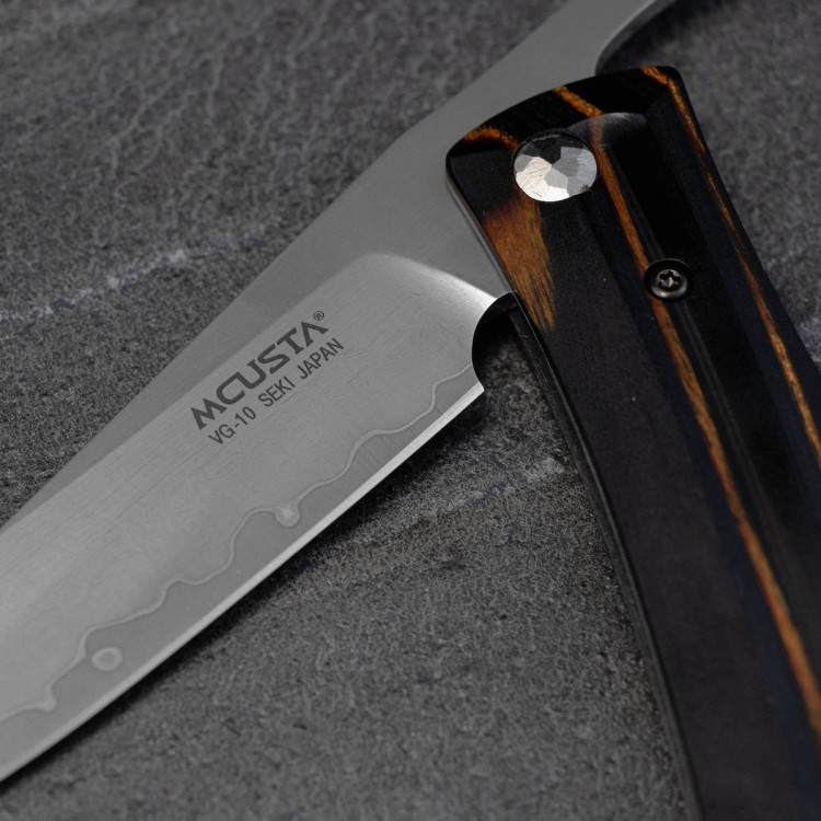 Nóż Składany Mcusta Friction Folder Czarno-Żółty VG-10 7,5cm