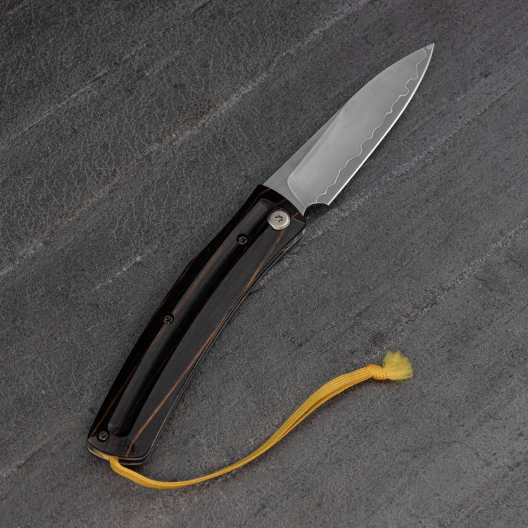 Nóż Składany Mcusta Friction Folder Czarno-Żółty VG-10 7,5cm