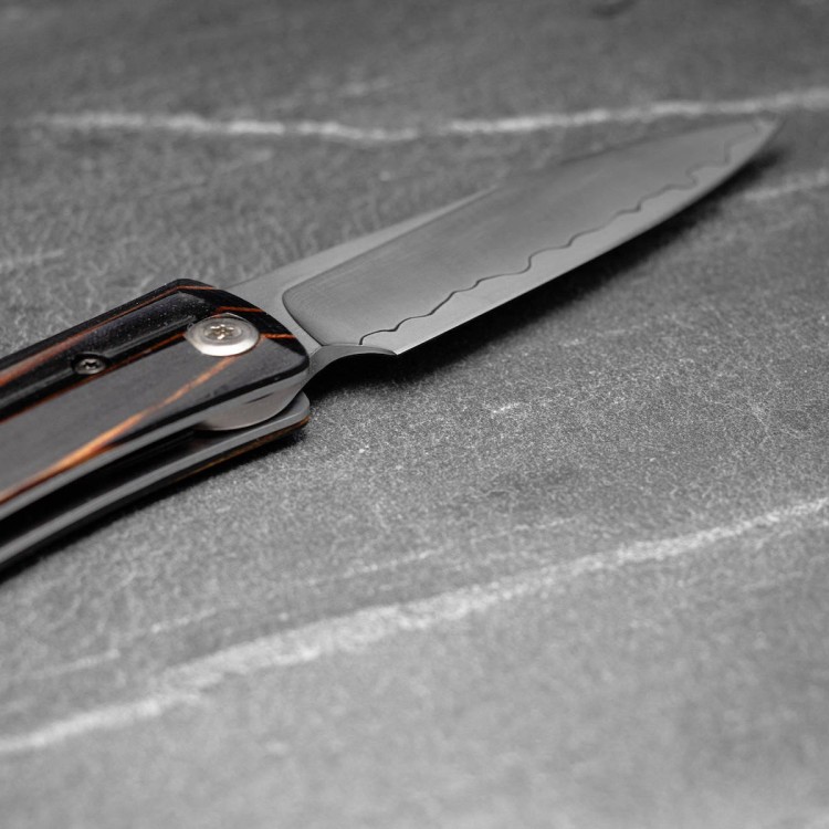 Nóż Składany Mcusta Friction Folder Czarno-Żółty VG-10 7,5cm
