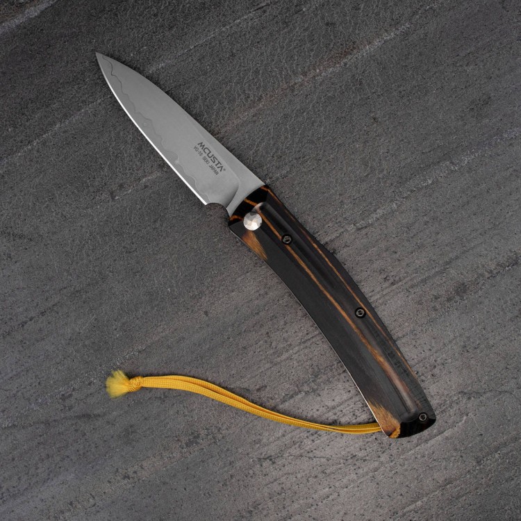 Nóż Składany Mcusta Friction Folder Czarno-Żółty VG-10 7,5cm