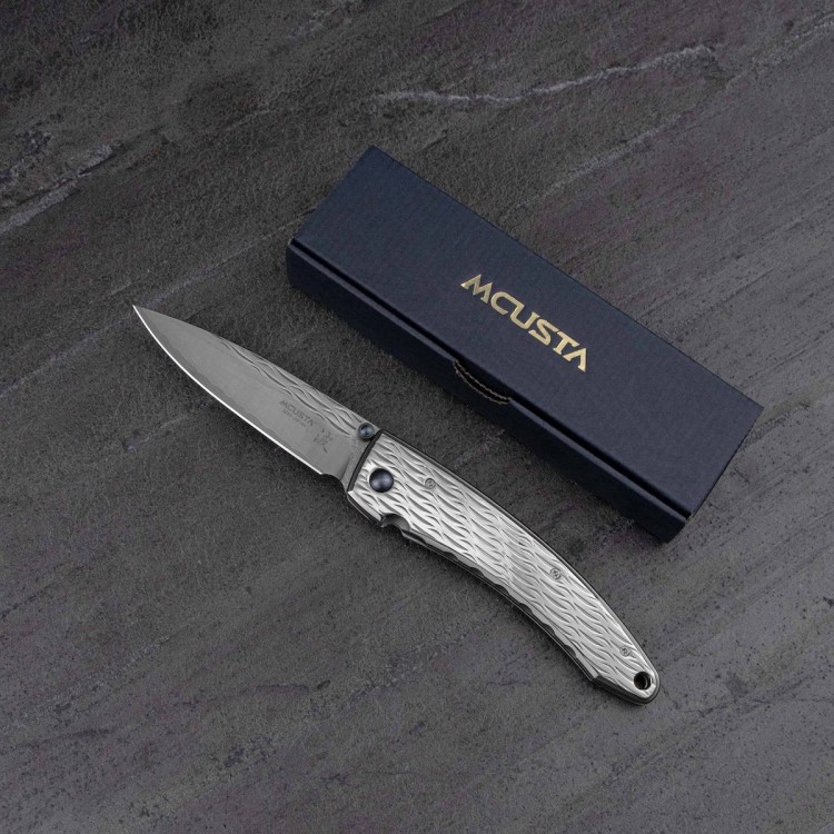 Nóż Składany Mcusta Nami VG-10 Damascus 8,5cm