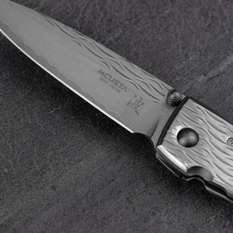 Nóż Składany Mcusta Nami VG-10 Damascus 8,5cm