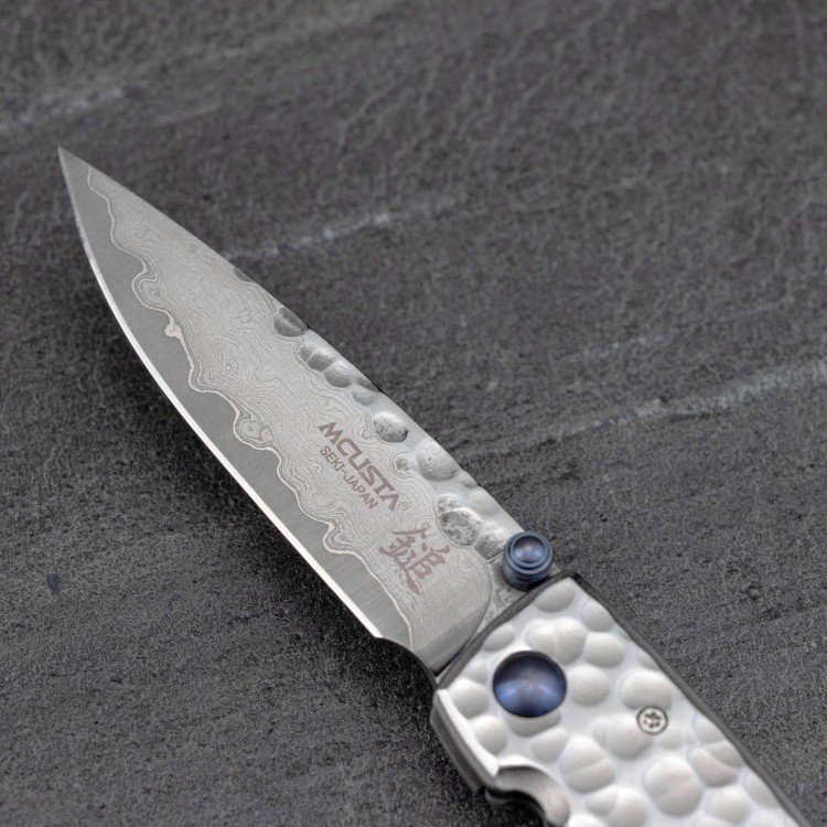 Nóż Składany Mcusta Shinra Small Tsuchi Damascus VG-10 6,5cm