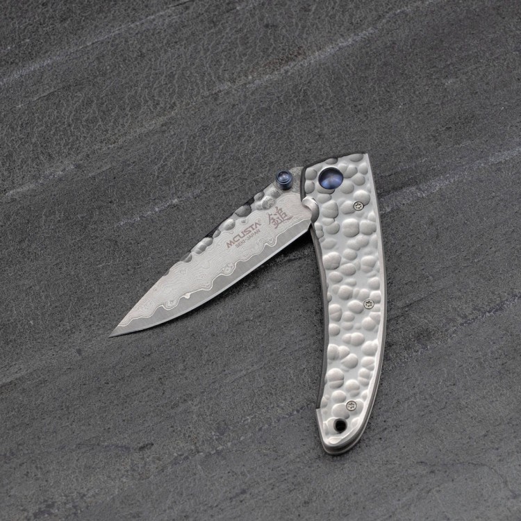 Nóż Składany Mcusta Shinra Small Tsuchi Damascus VG-10 6,5cm