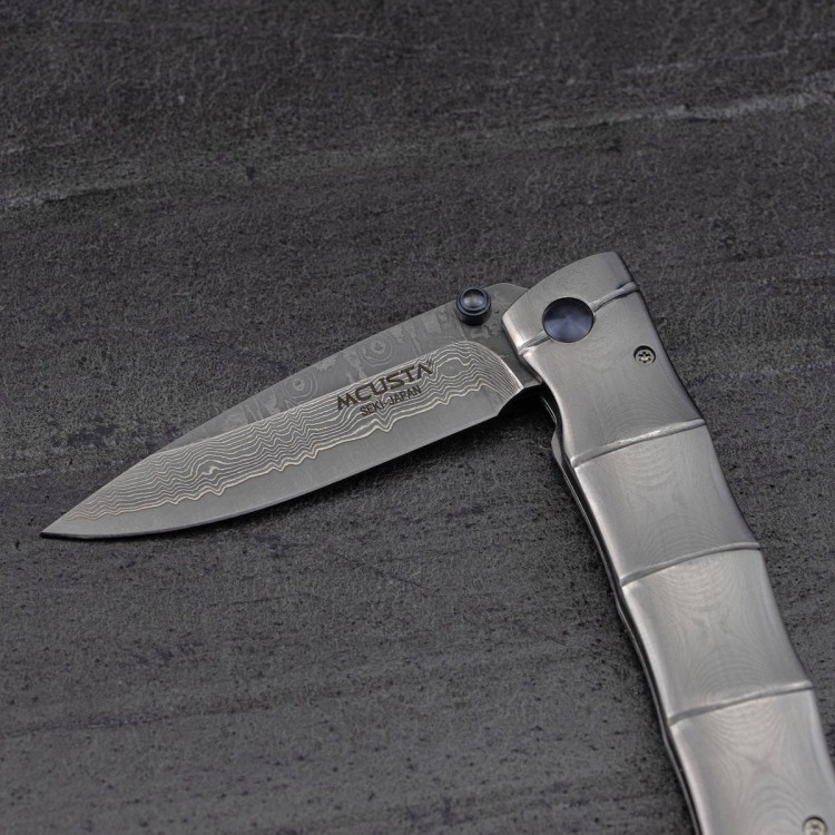 Nóż Składany Mcusta Shinra Take Damascus VG-10 6,5cm