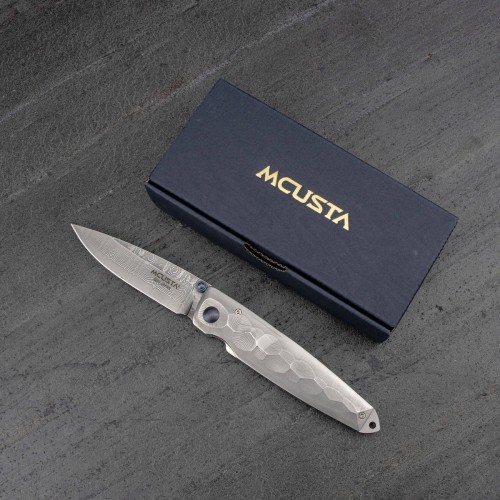 Nóż Składany Mcusta Shinra Tsuchi Damascus VG-10 6,5cm