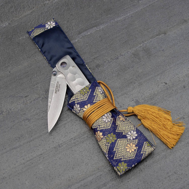 Nóż Składany Mcusta Shinra Tsuchi Damascus VG-10 6,5cm