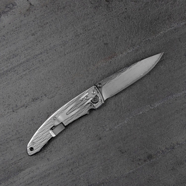 Nóż Składany Mcusta Nami Small Damascus VG-10 7cm