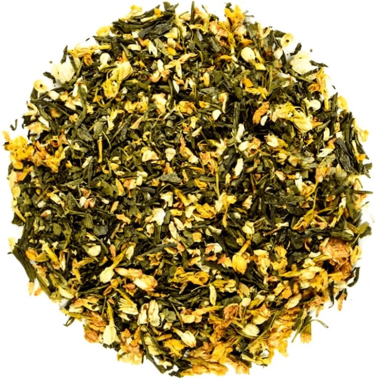 Herbata Zielona Jaśminowa Zdrowa i Aromatyczna 50g SKWORCU