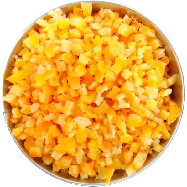 Kandyzowana Skórka Pomarańczy Pomarańczowa Kostka 100g SKWORCU