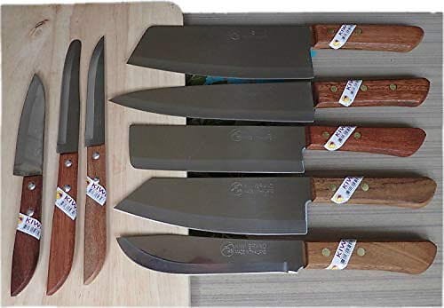Tajski Nóż Tasak Kucharza Do Wszystkiego Uniwersalny 19cm KIWI