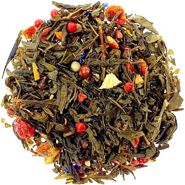 Herbata Zielona Sencha Pikantny Romans 50g SKWORCU