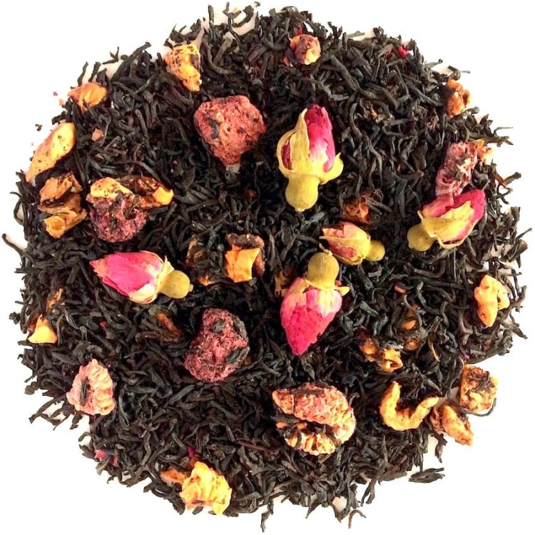 Herbata Czarna Królewska Malina Naturalna 50g SKWORCU