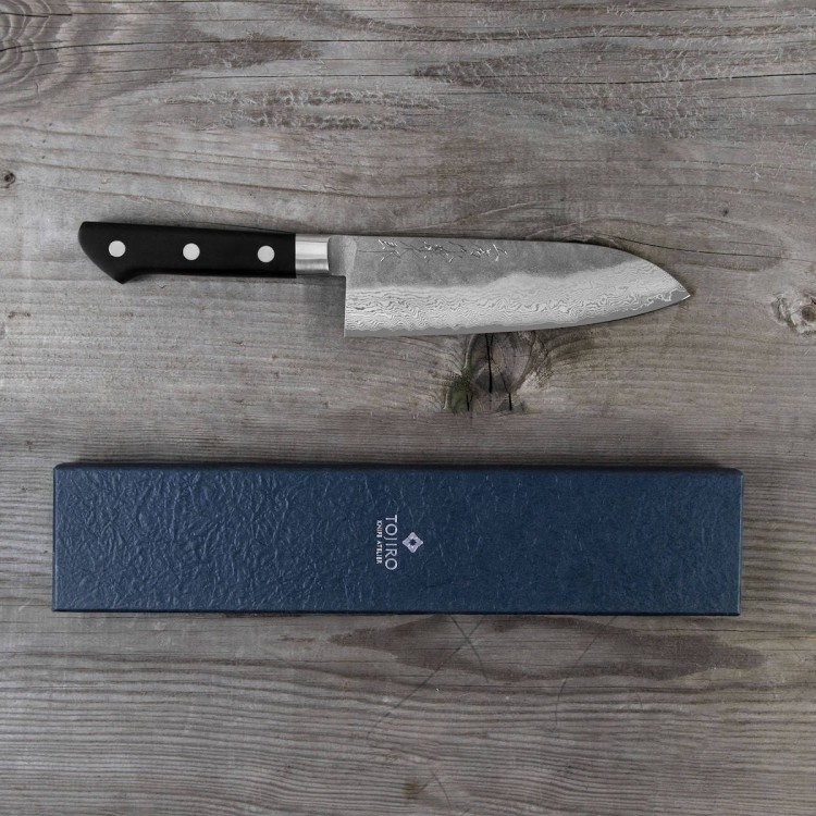 Tojiro Atelier Forged VG-10 Nóż Santoku 17cm