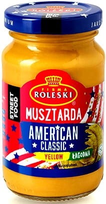 Musztarda American Classic Yellow ŁAGODNA Bez Glutenu 200g ROLESKI