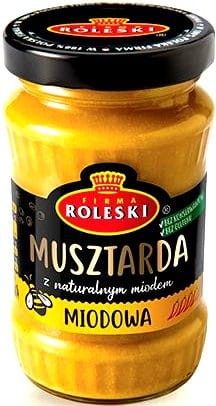 Musztarda Miodowa BARDZO ŁAGODNA Dla Vegan 175g ROLESKI