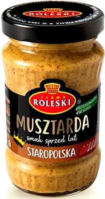 Musztarda Staropolska LEKKO OSTRA Bez Glutenu 175g ROLESKI