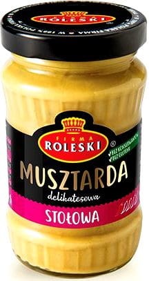 Musztarda Stołowa ŁAGODNA Bez Glutenu 175g ROLESKI
