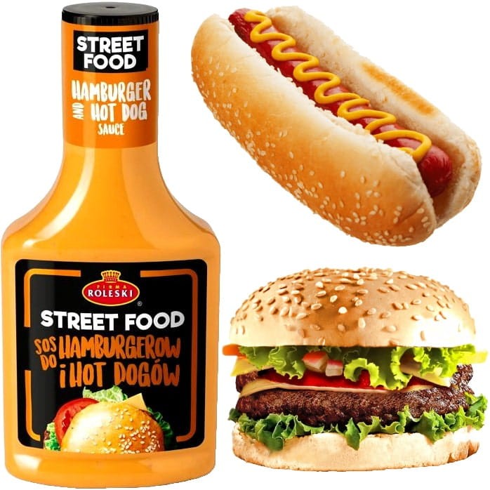 Sos Do Hamburgerów i Hot Dogów Bez Konserwantów 300g ROLESKI