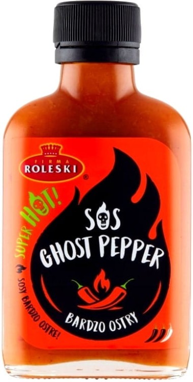 Sos Ghost Pepper SUPER HOT Bez Konserwantów 115g ROLESKI