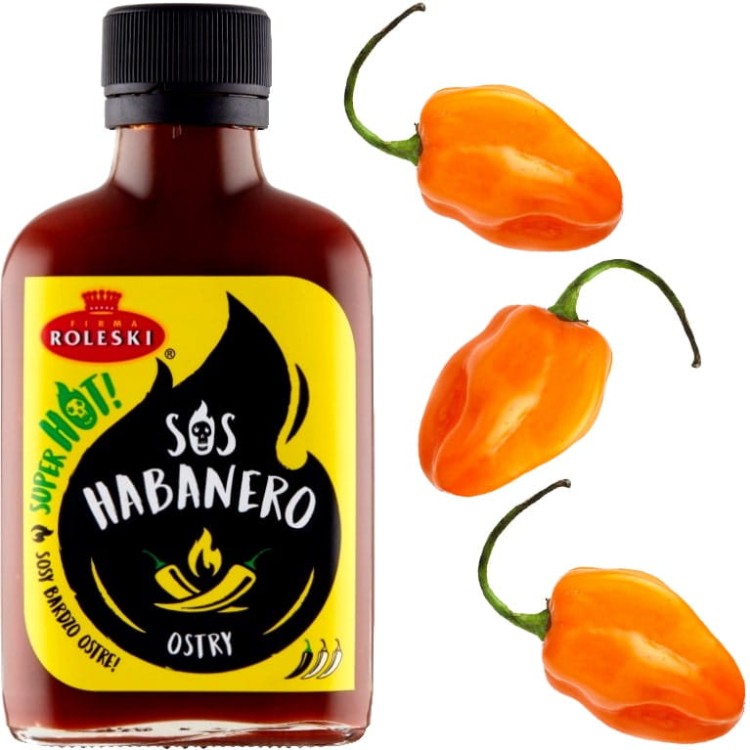 Sos Habanero SUPER HOT Bez Konserwantów 120g ROLESKI