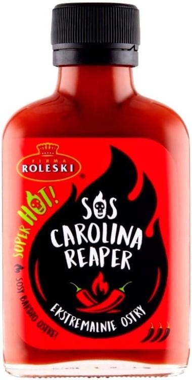 Sos Carolina Reaper SUPER HOT Bez Konserwantów 110g ROLESKI