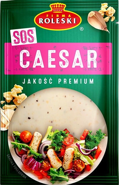 Sos Caesar z Przyprawami Dressing Do Sałatek Saszetka 50g ROLESKI