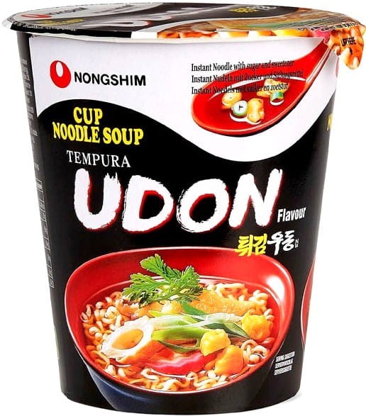 12x Zupka Tempura Udon Koreańska Cup KARTON 62g NONGSHIM