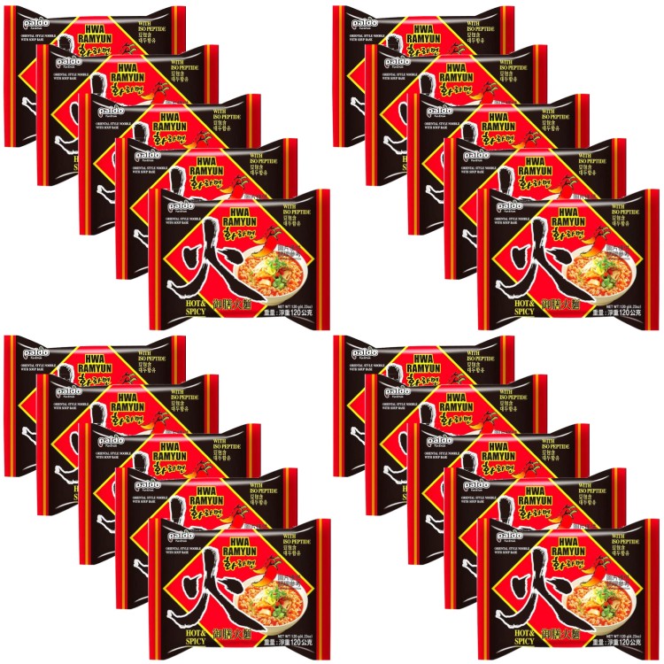 20x Zupka Instant Koreańska Hwa Ramyun 120g PALDO