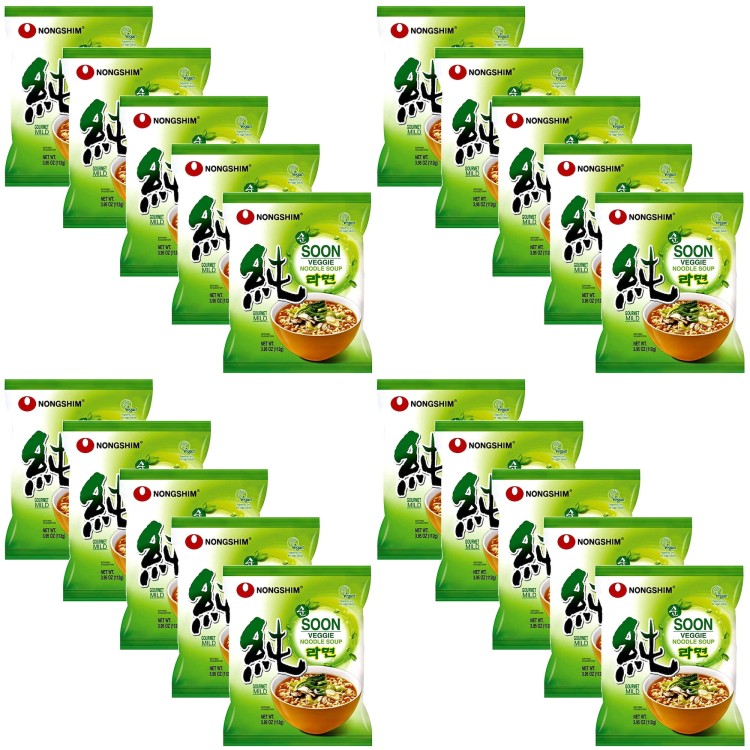 20x Zupka Instant Soon Veggie Ramyun KARTON 112g NONGSHIM