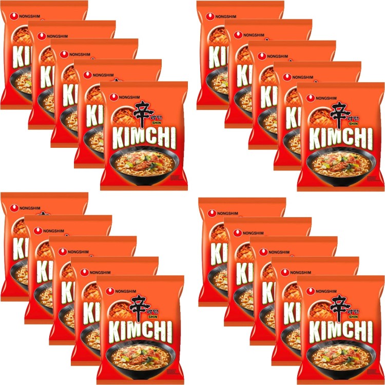 20x Zupka Koreańska KimChi Ramen KARTON 120g NONGSHIM