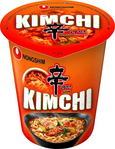 12x Zupka Koreańska Kimchi Ramyun Cup KARTON 75g NONGSHIM