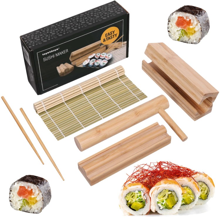 Drewniany Zestaw Do Robienia Sushi Roller SUSHI SENSEI