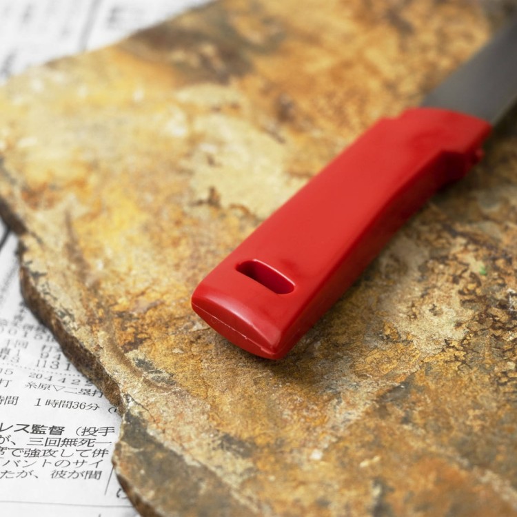 Kanetsune 420J2 Japoński Nóż Kiridashi 4 cm Czerwony