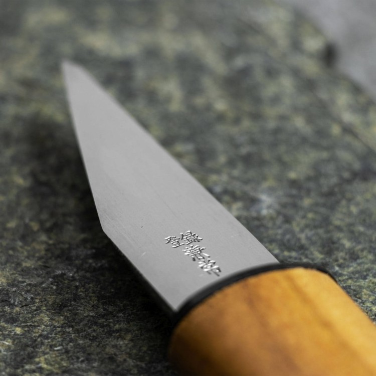 Kanetsune SK-4 Japoński Nóż Kiridashi 4,8cm Drewno Wiśni