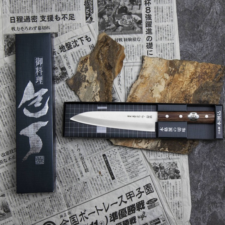 Kanetsune Shirogami#2/SS Nóż Szefa Kuchni 18cm
