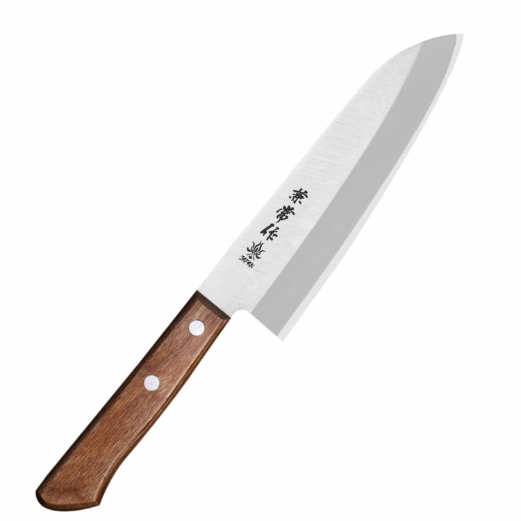 Kanetsune 510 Shirogami#2/SS Nóż Santoku 16,5 cm