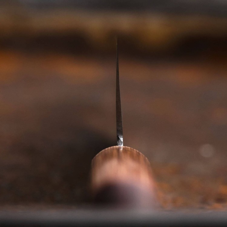 Kanetsune 510 Shirogami#2/SS Nóż Santoku 16,5 cm