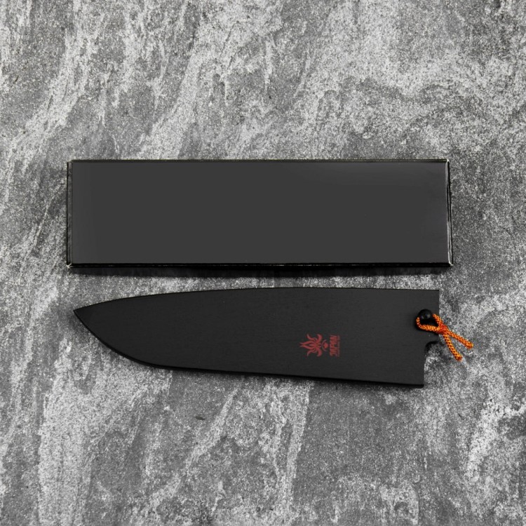 Drewniana Saya Kanetsune Ochraniacz Na Nóż Santoku 18 cm