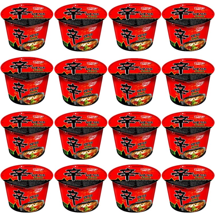 16x Zupka Instant Shin Ramyun Duży Kubek KARTON 114g NONGSHIM